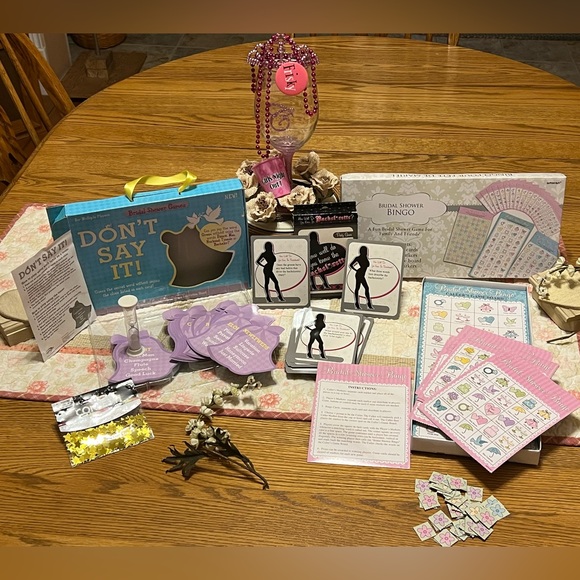 BRIDAL SHOWER GAME LOT (3) Games + Confetti 💗 - Picture 6 of 9